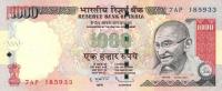 Gallery image for India p100m: 1000 Rupees