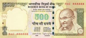 p106h from India: 500 Rupees from 2013 p106h from India: 500 Rupees from 2013
