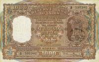 p46a from India: 1000 Rupees from 1960