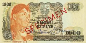 Gallery image for Indonesia p110s: 1000 Rupiah