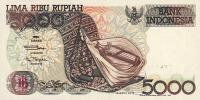 p130e from Indonesia: 5000 Rupiah from 1996