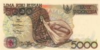 p130f from Indonesia: 5000 Rupiah from 1997