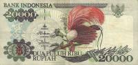 p135a from Indonesia: 20000 Rupiah from 1995