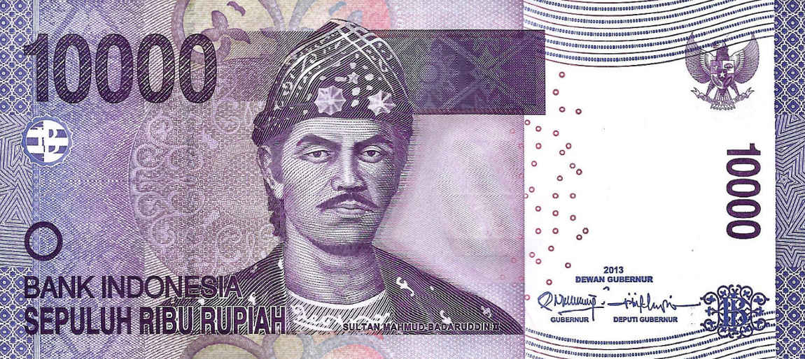 Front of Indonesia p150e: 10000 Rupiah from 2013