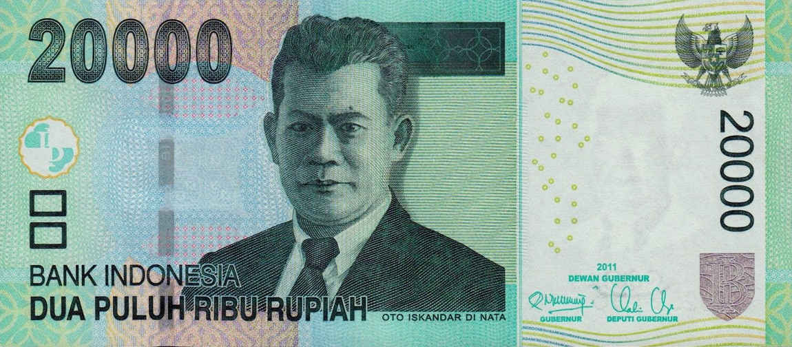 Front of Indonesia p151a: 20000 Rupiah from 2011