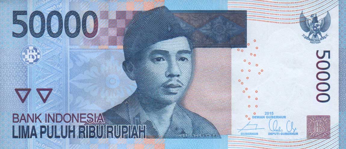 Front of Indonesia p152f: 50000 Rupiah from 2015