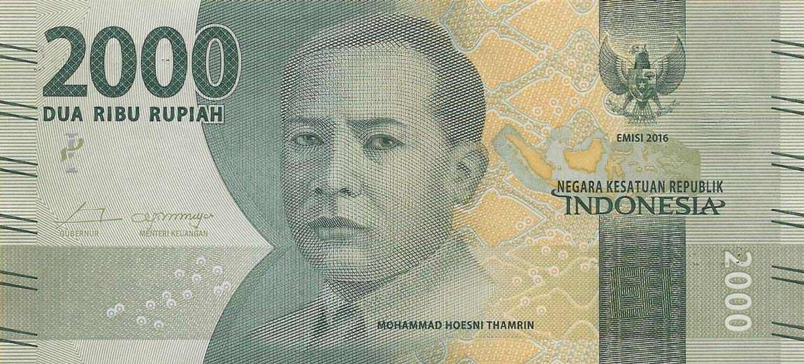 Front of Indonesia p155c: 2000 Rupiah from 2018