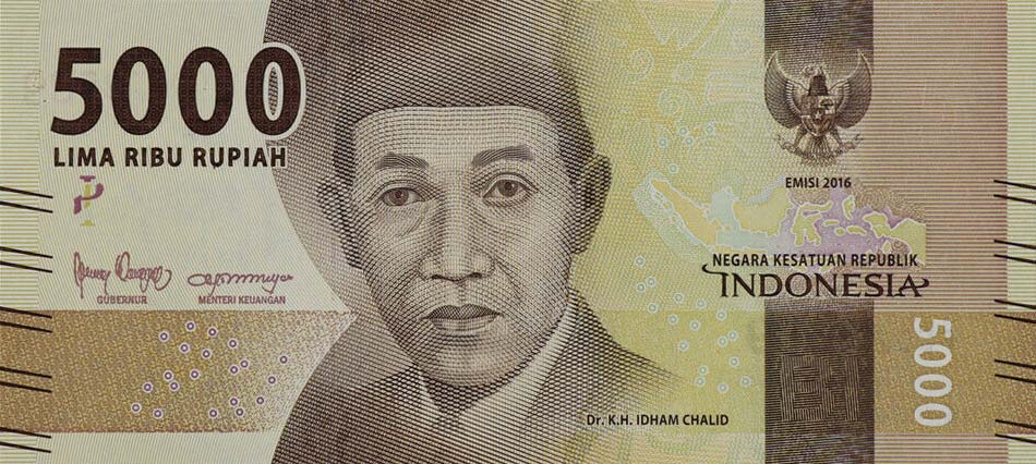 Front of Indonesia p156c: 5000 Rupiah from 2018