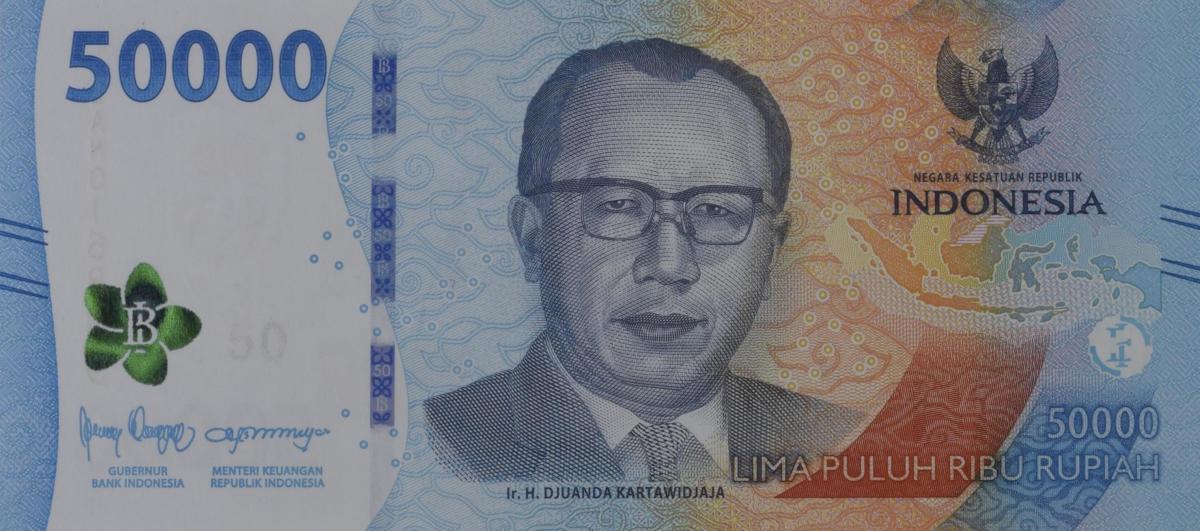 Front of Indonesia p167a: 50000 Rupiah from 2022