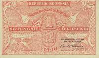 p35Cb from Indonesia: 0.5 New Rupiah from 1949