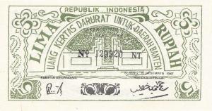 Gallery image for Indonesia pS122: 5 Rupiah