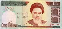p143c from Iran: 1000 Rials from 1992