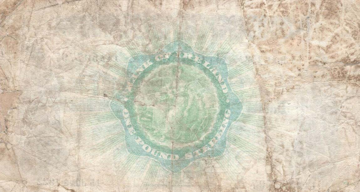 Back of Ireland p95b: 1 Pound from 1922