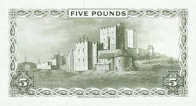 Back of Isle of Man p35a: 5 Pounds from 1979