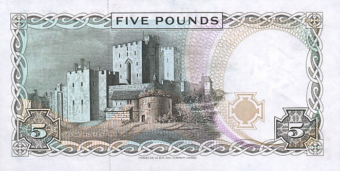 Back of Isle of Man p41b: 5 Pounds from 1983