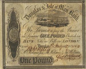 pS131 from Isle of Man: 1 Pound from 1844 pS131 from Isle of Man: 1 Pound from 1844