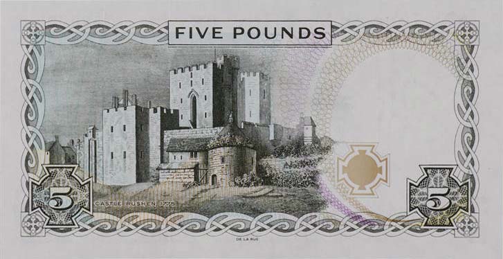 Back of Isle of Man p48a: 5 Pounds from 2015