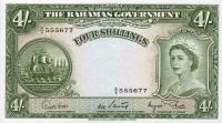 Gallery image for Bahamas p13d: 4 Shillings