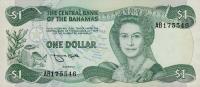 p43b from Bahamas: 1 Dollar from 1974