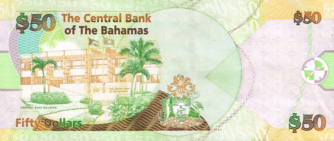 Back of Bahamas p75: 50 Dollars from 2006