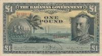 p7 from Bahamas: 1 Pound from 1919