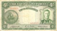p9a from Bahamas: 4 Shillings from 1936