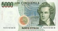 p111c from Italy: 5000 Lire from 1985