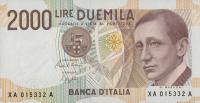 Gallery image for Italy p115r: 2000 Lire from 1990