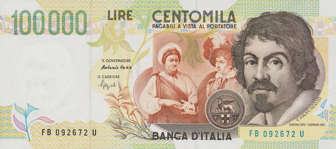 Front of Italy p117a: 10000 Lire from 1994