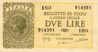 p30b from Italy: 2 Lire from 1944