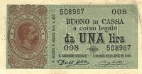 p33 from Italy: 1 Lira from 1893