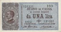 p36b from Italy: 1 Lira from 1914
