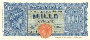 Gallery image for Italy p77r: 1000 Lire