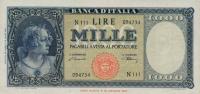 Gallery image for Italy p83: 1000 Lire from 1947