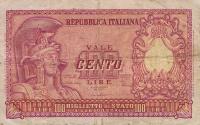 p92b from Italy: 100 Lire from 1951