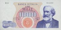 Gallery image for Italy p96a: 1000 Lire from 1962