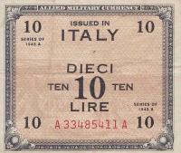 pM13b from Italy: 10 Lire from 1943