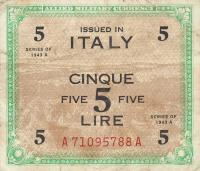 Gallery image for Italy pM18a: 5 Lire