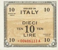 pM19a from Italy: 10 Lire from 1943