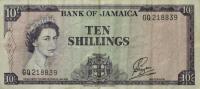 p51Ba from Jamaica: 10 Shillings from 1964