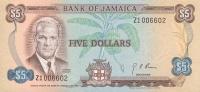 p56a from Jamaica: 5 Dollars from 1970