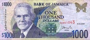 Gallery image for Jamaica p78b: 1000 Dollars