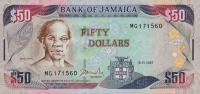 p83b from Jamaica: 50 Dollars from 2007