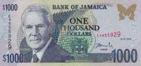 Gallery image for Jamaica p86b: 1000 Dollars