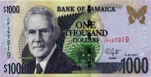 Gallery image for Jamaica p86k: 1000 Dollars