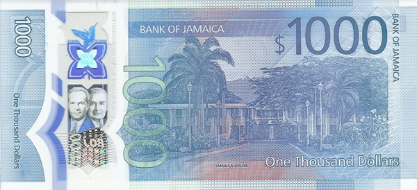 Back of Jamaica p99: 1000 Dollars from 2022