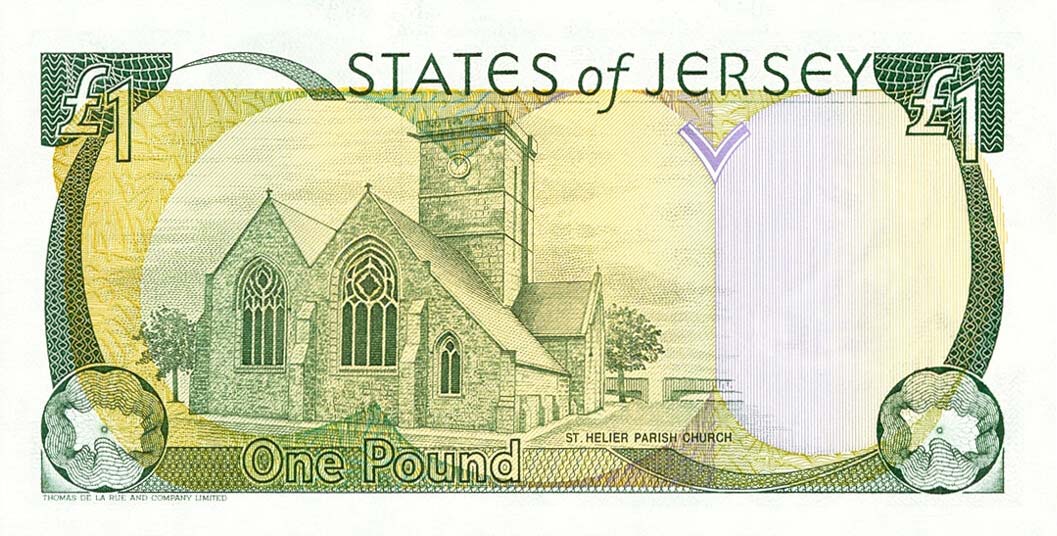 Back of Jersey p26r: 1 Pound from 2000