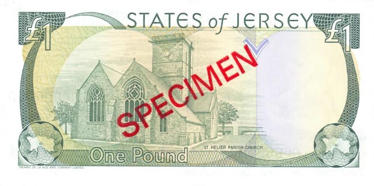 Back of Jersey p26s: 1 Pound from 2000