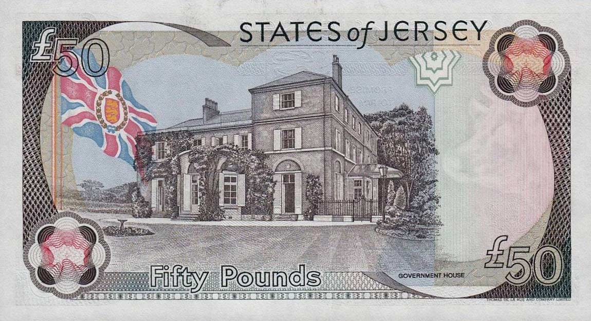 Back of Jersey p30a: 50 Pounds from 2000