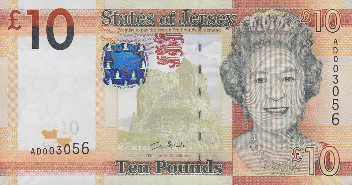 Front of Jersey p34a: 10 Pounds from 2010